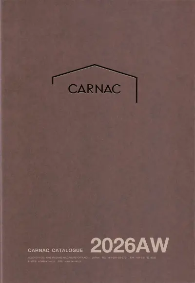 カルナック CARNAC 2026 REGULAR CATALOGUE 